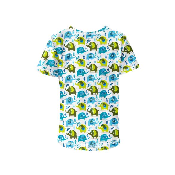 Kurzärmeliges Kinder T-shirt, LITTLE ELEPHANTS