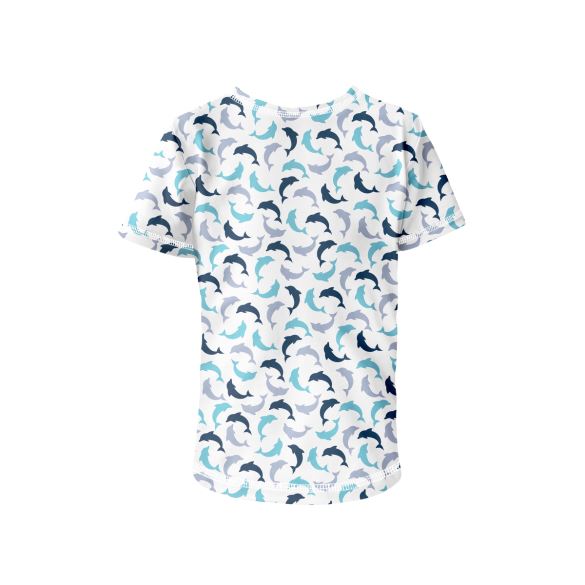 Kurzärmeliges Kinder T-Shirt, DOLPHINS